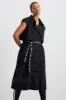 Longline Belted Vest 703 sold by Aje