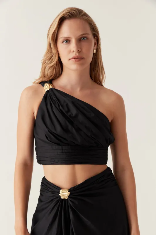 Clarity One Shoulder Top sold by Aje