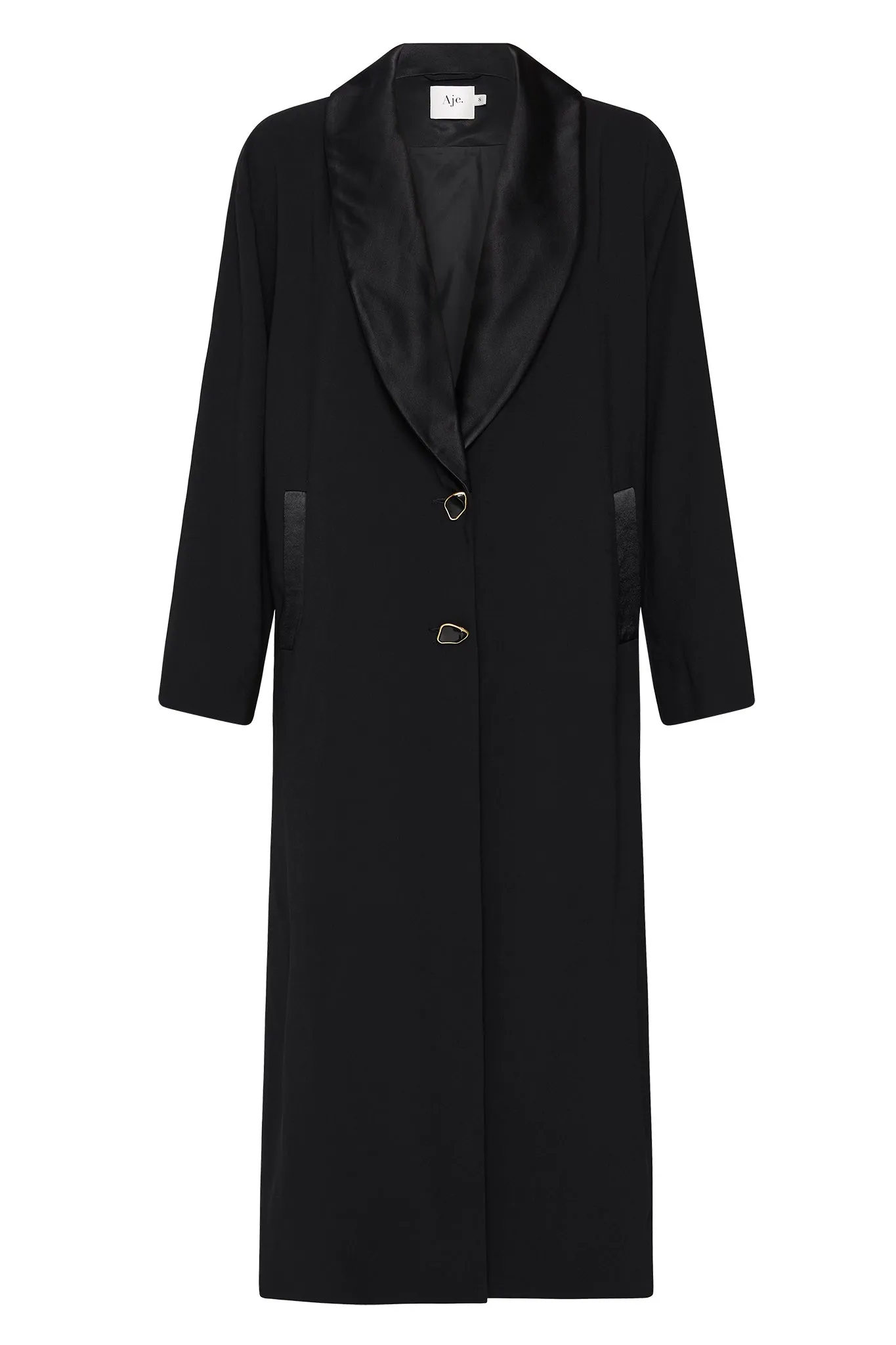 Kara Long Line Crepe Coat sold by Aje product image thumbnail 2