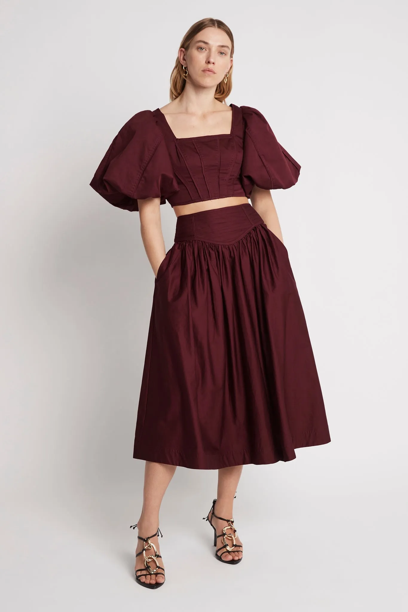 Estelle Midi Skirt sold by Aje