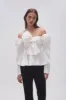 Valentina Strapless Bow Top sold by Aje