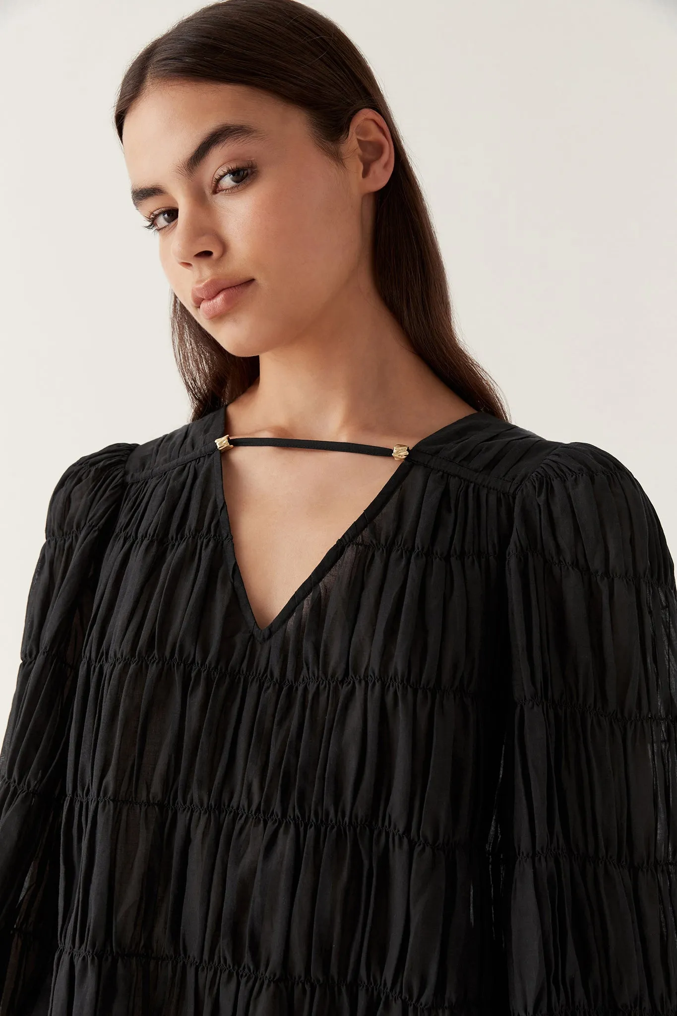 Evelina Ruched Blouse sold by Aje product image thumbnail 4