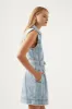 Marcia Laced Denim Mini Dress sold by Aje