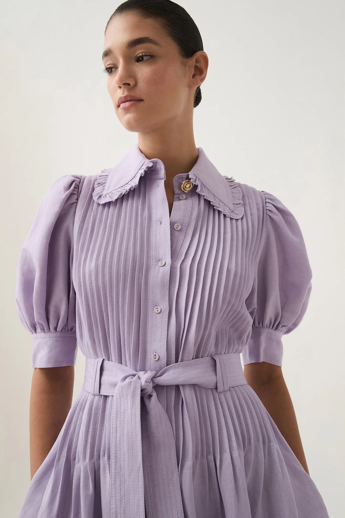 Madeleine Belted Midi Dress | Parallel