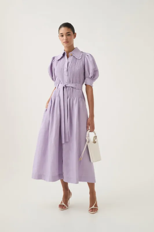 Madeleine Belted Midi Dress sold by Aje