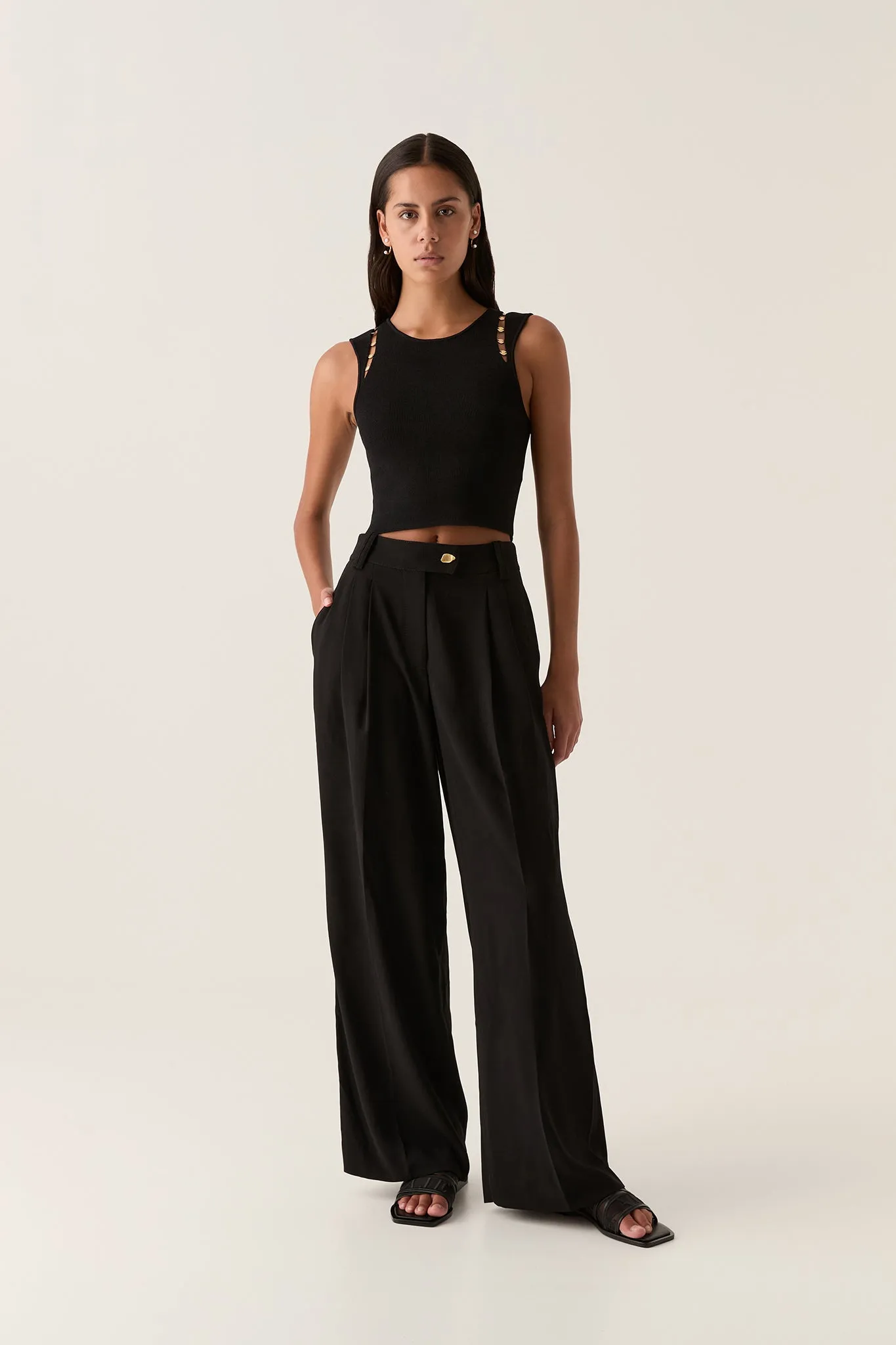 Harlem Pleat Front Pant sold by Aje product image thumbnail 3