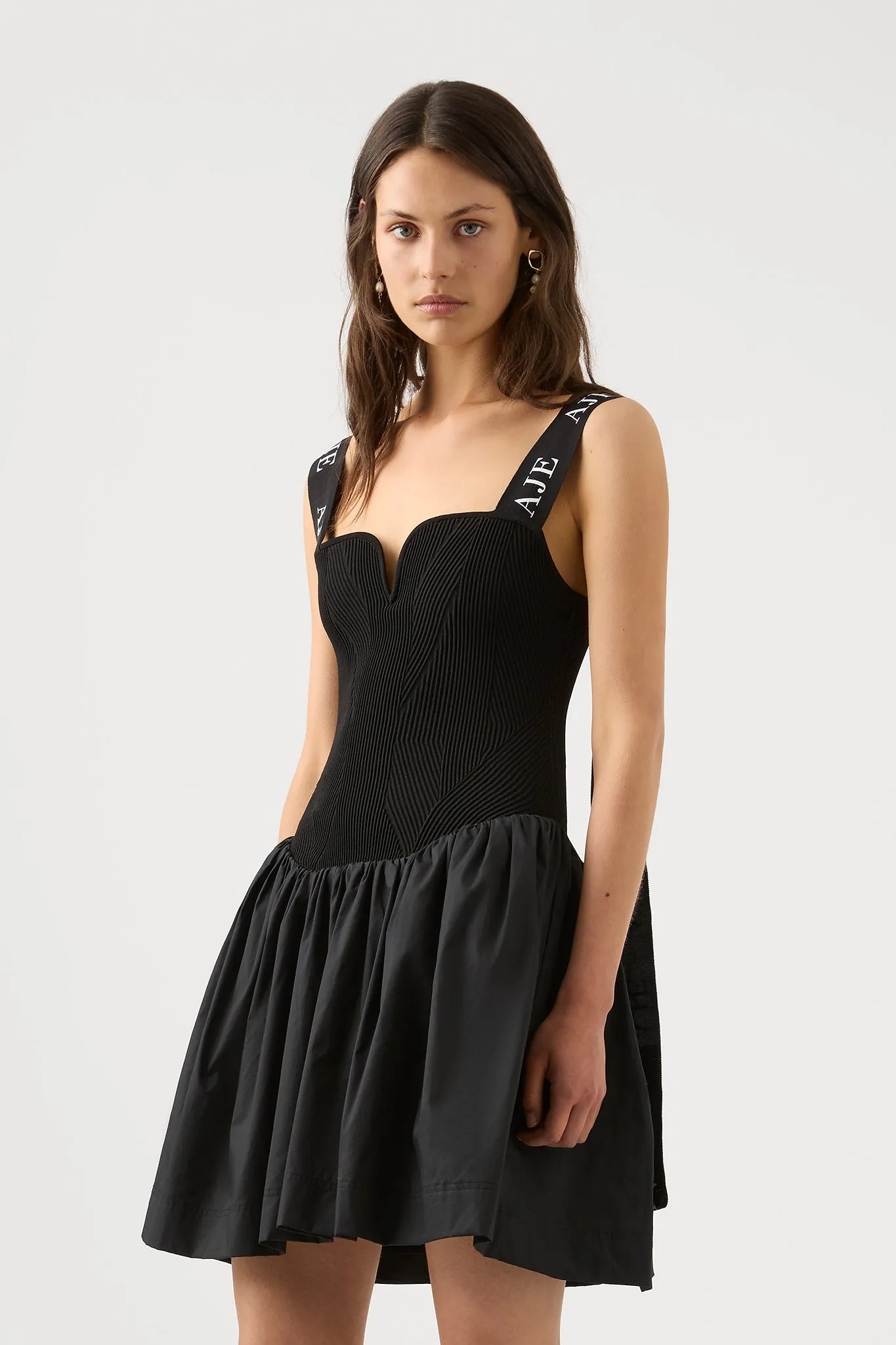Mira Logo Strap Tulip Dress sold by Aje product image thumbnail 3