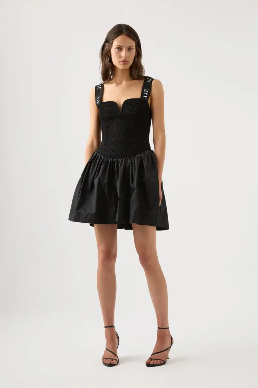 Mira Logo Strap Tulip Dress sold by Aje