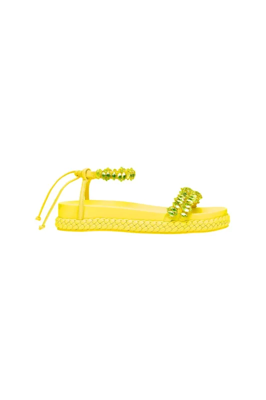 Jewel Platform Sandal sold by Aje