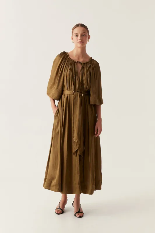 Seraphina Silk Midi Dress sold by Aje