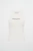 Hydra Logo Knit Ribbed Top sold by Aje
