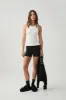 Hydra Logo Knit Ribbed Top sold by Aje