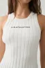 Hydra Logo Knit Ribbed Top sold by Aje