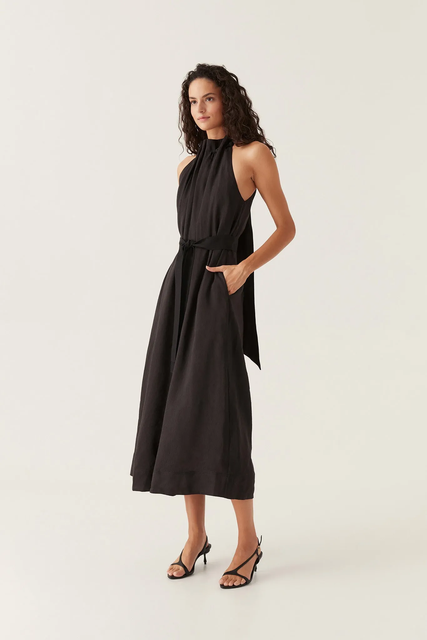 Mariel Trapeze Midi Dress sold by Aje product image thumbnail 5