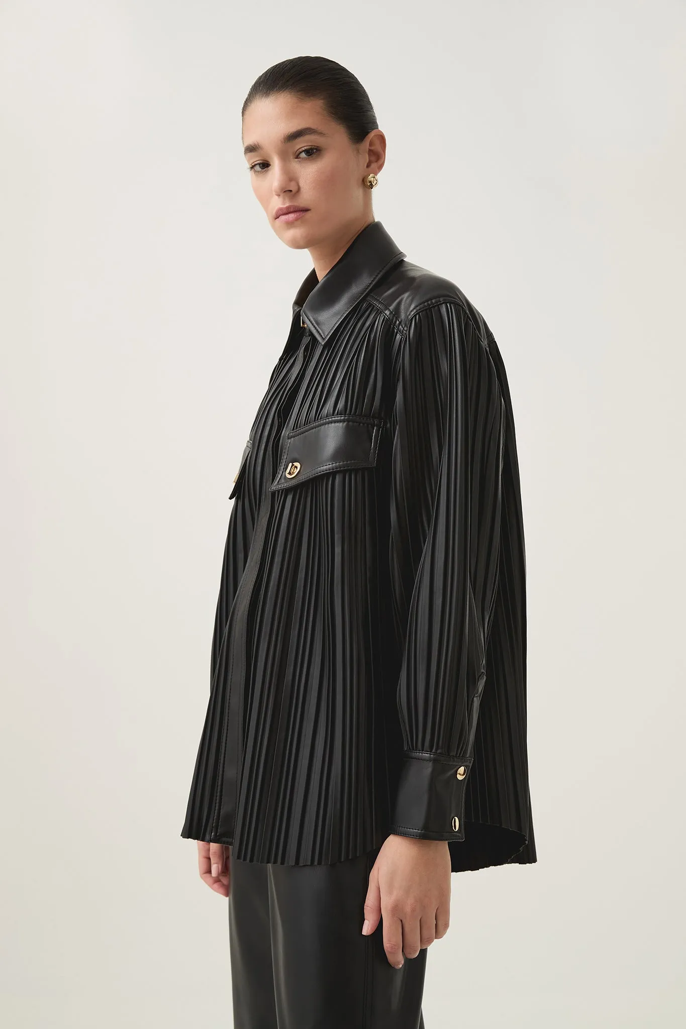 Constantina Pleated Shirt sold by Aje product image thumbnail 4