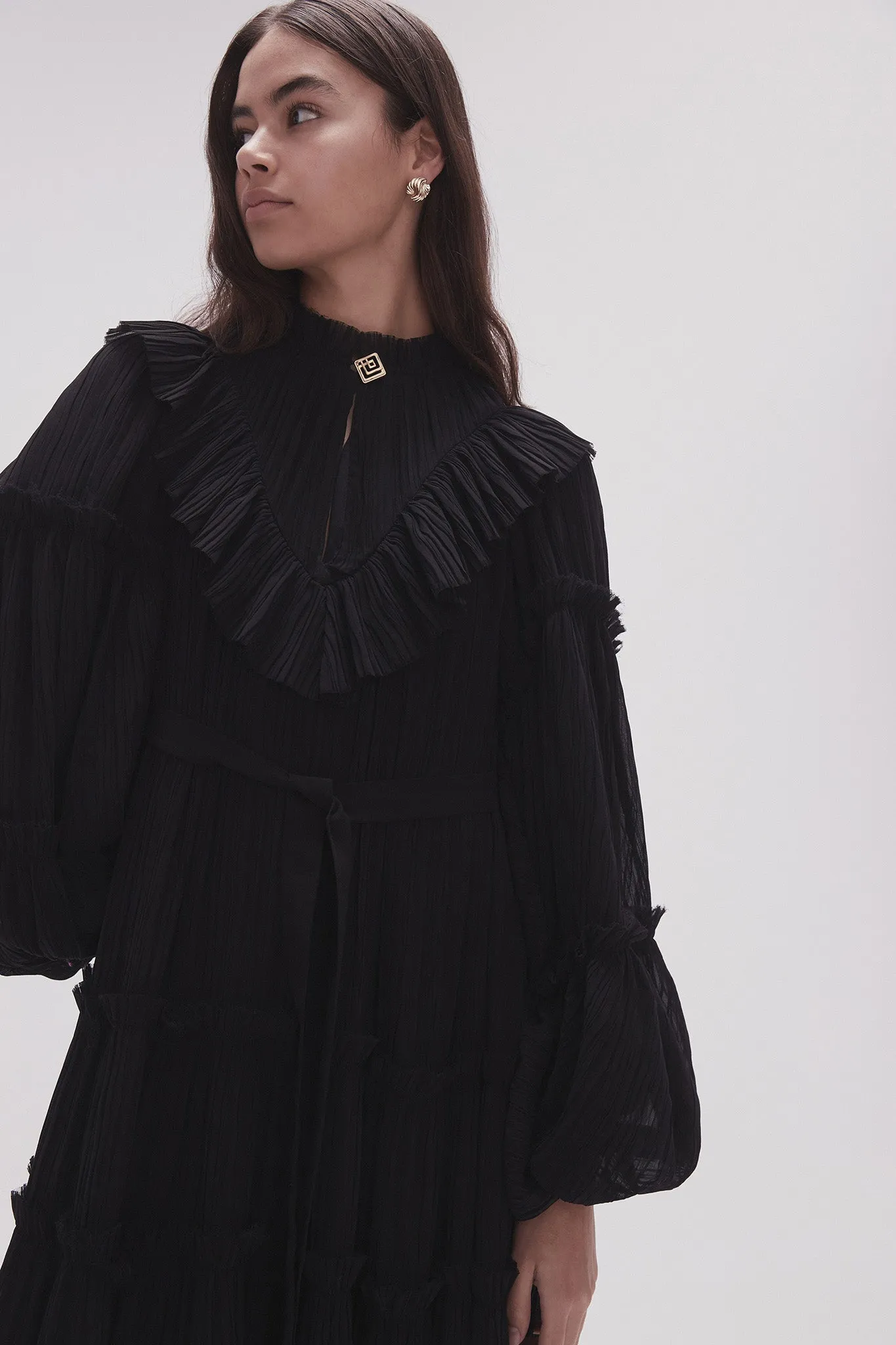 Robyn Tiered Midi Dress sold by Aje product image thumbnail 4