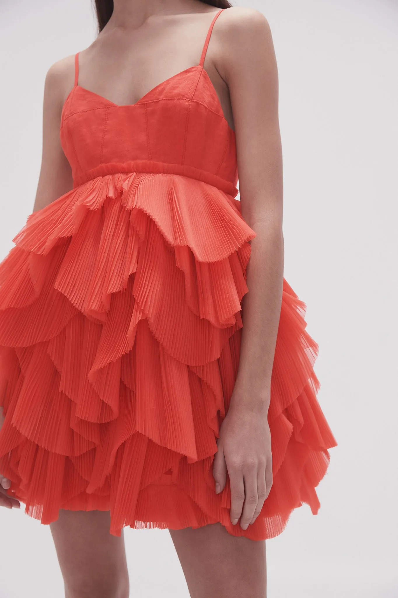 Elsie Pleat Mini Dress sold by Aje product image thumbnail 3