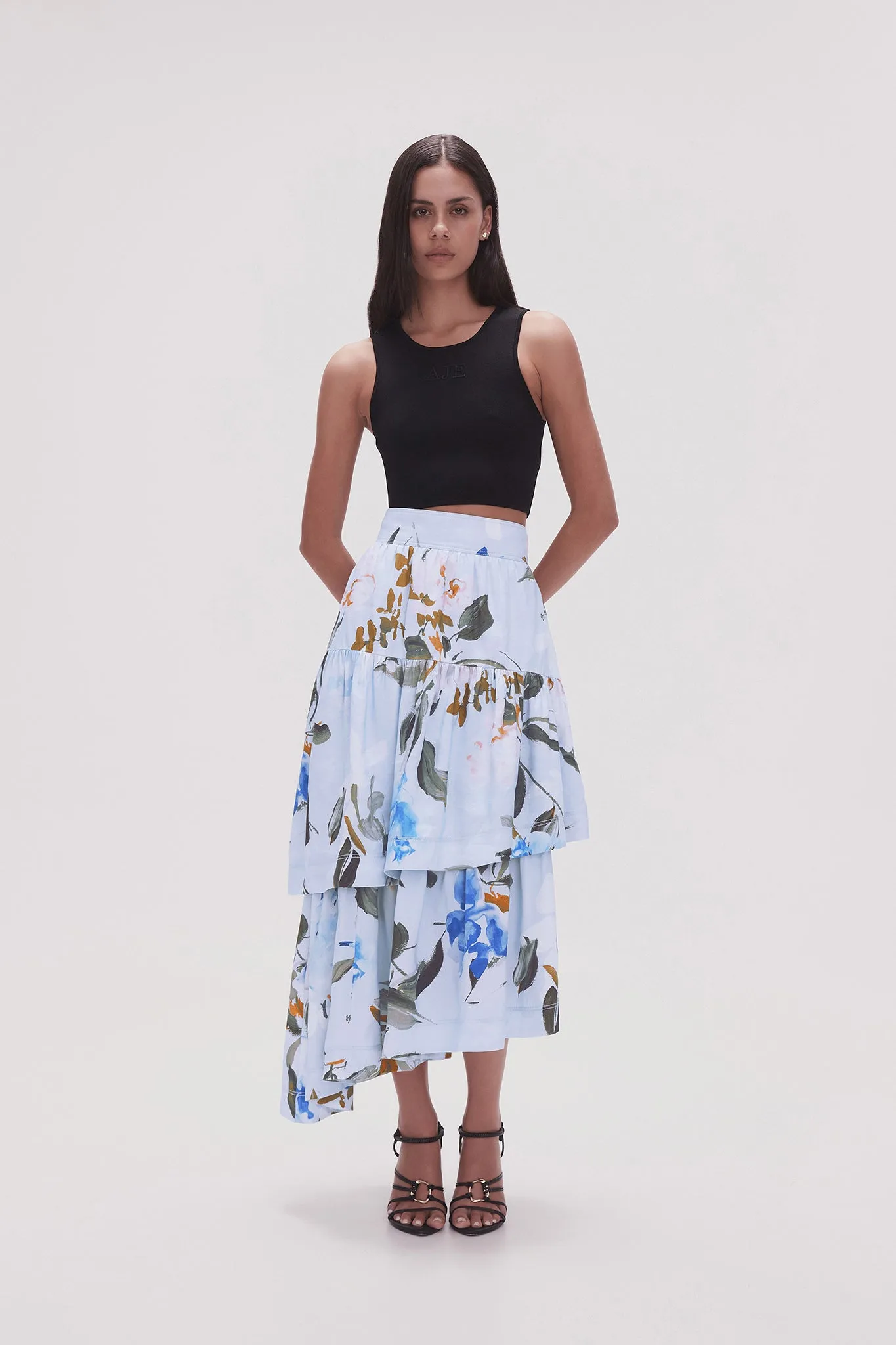 Interlace Midi Skirt sold by Aje