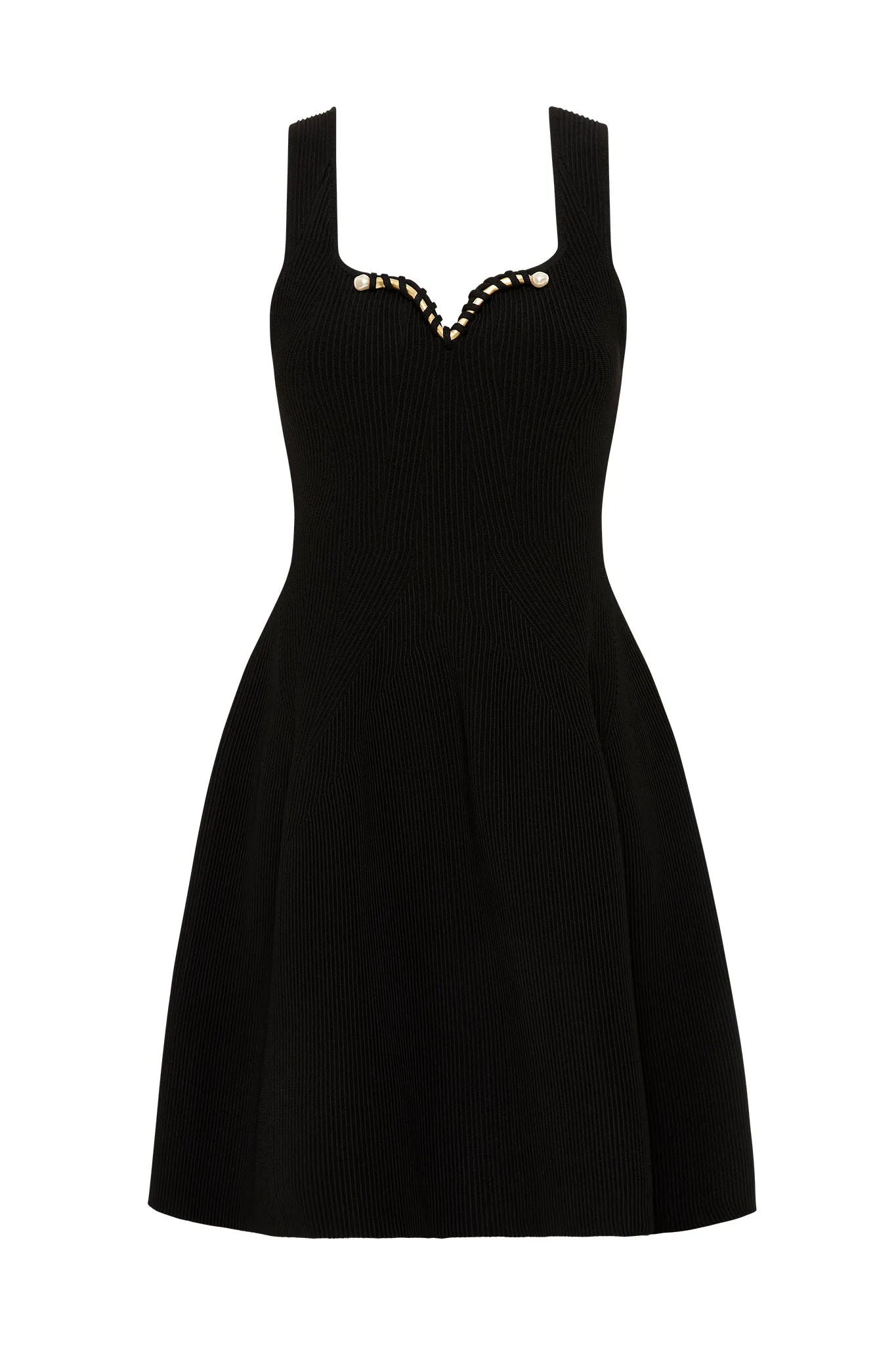 Goldfoil Metal Bar Mini Dress sold by Aje product image thumbnail 2