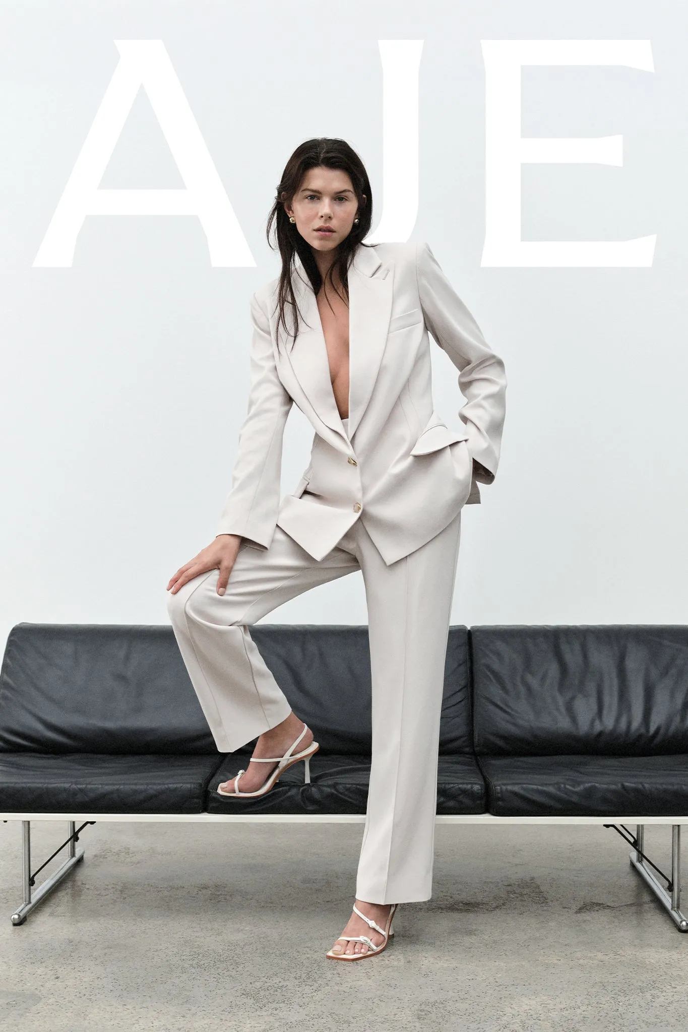 Caterina Crepe Jacket sold by Aje