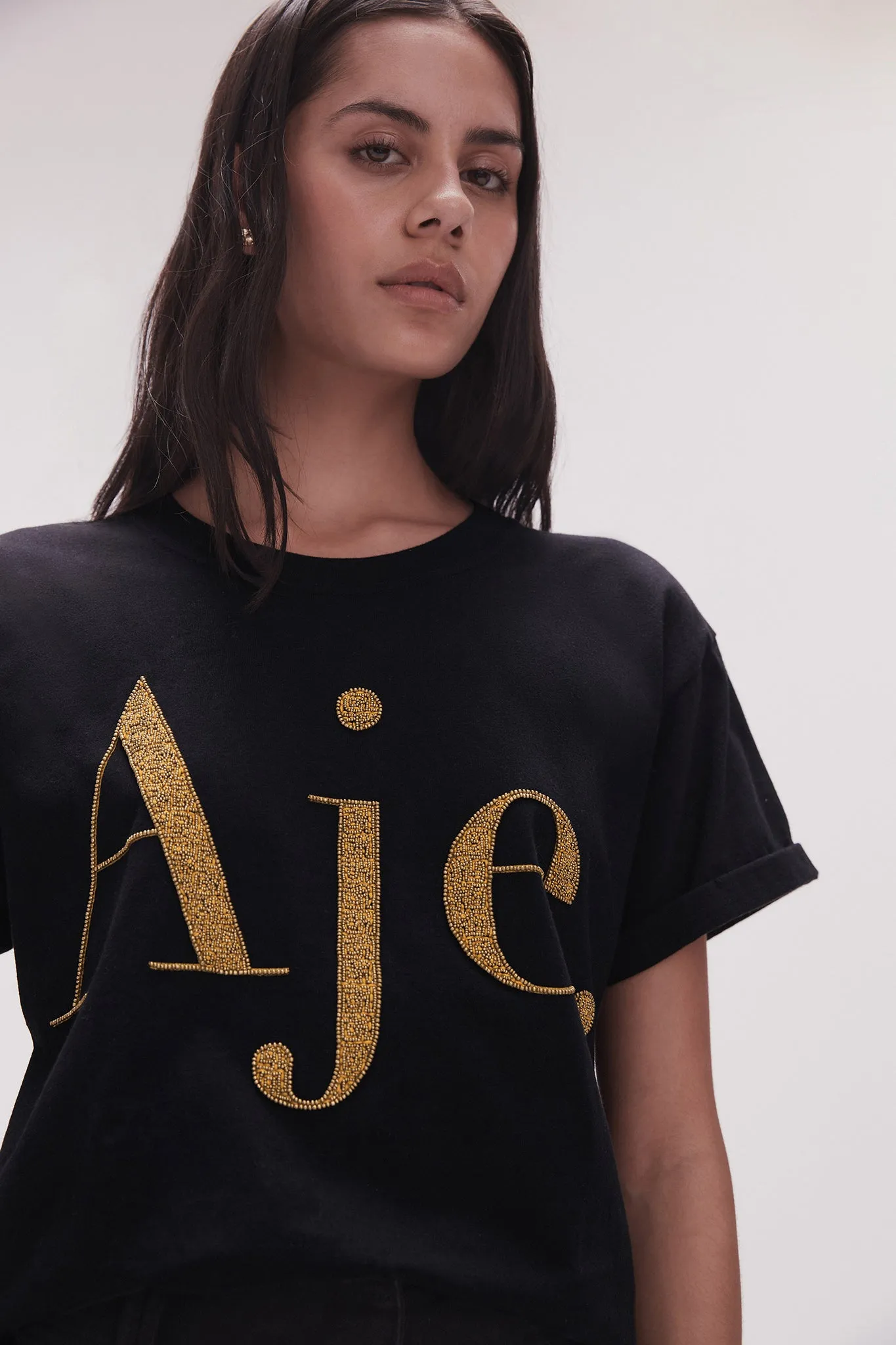 Ella Embellished Logo Tee sold by Aje product image thumbnail 4