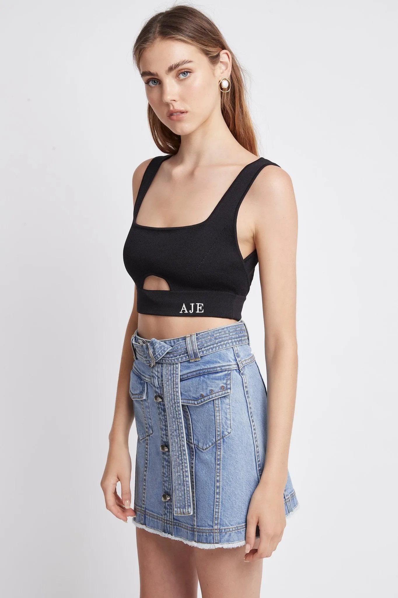 Arlow Denim Mini Skirt sold by Aje product image thumbnail 3