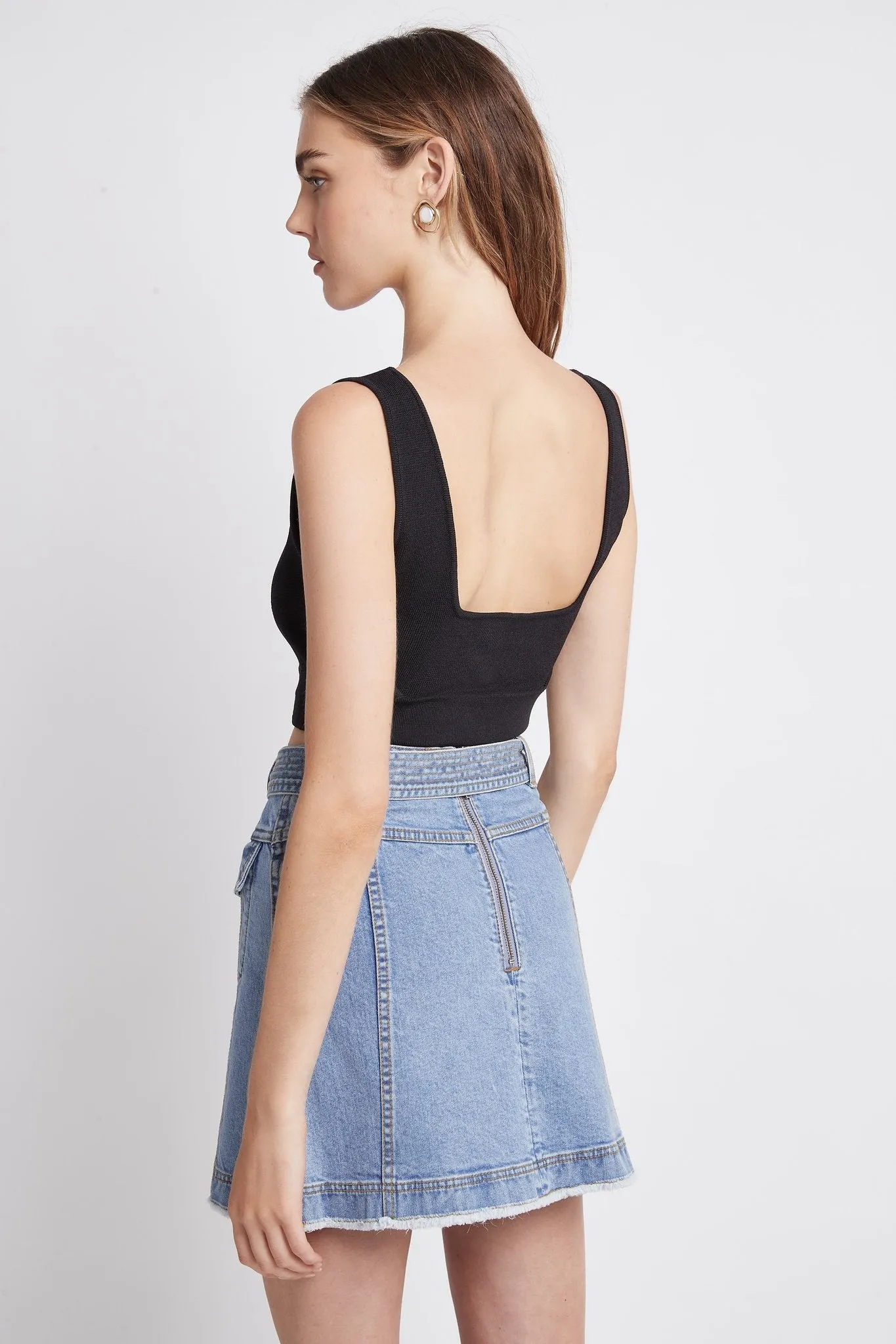 Arlow Denim Mini Skirt sold by Aje product image thumbnail 5
