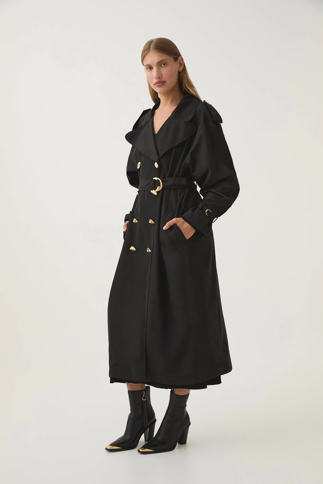 Francine Trench Coat sold by Aje