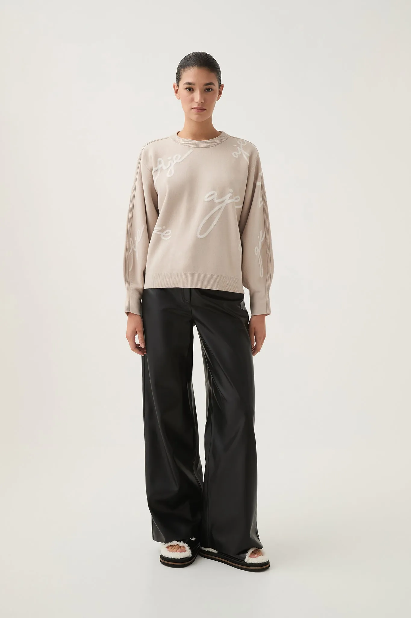 Resemblance Logo Knit sold by Aje product image thumbnail 3