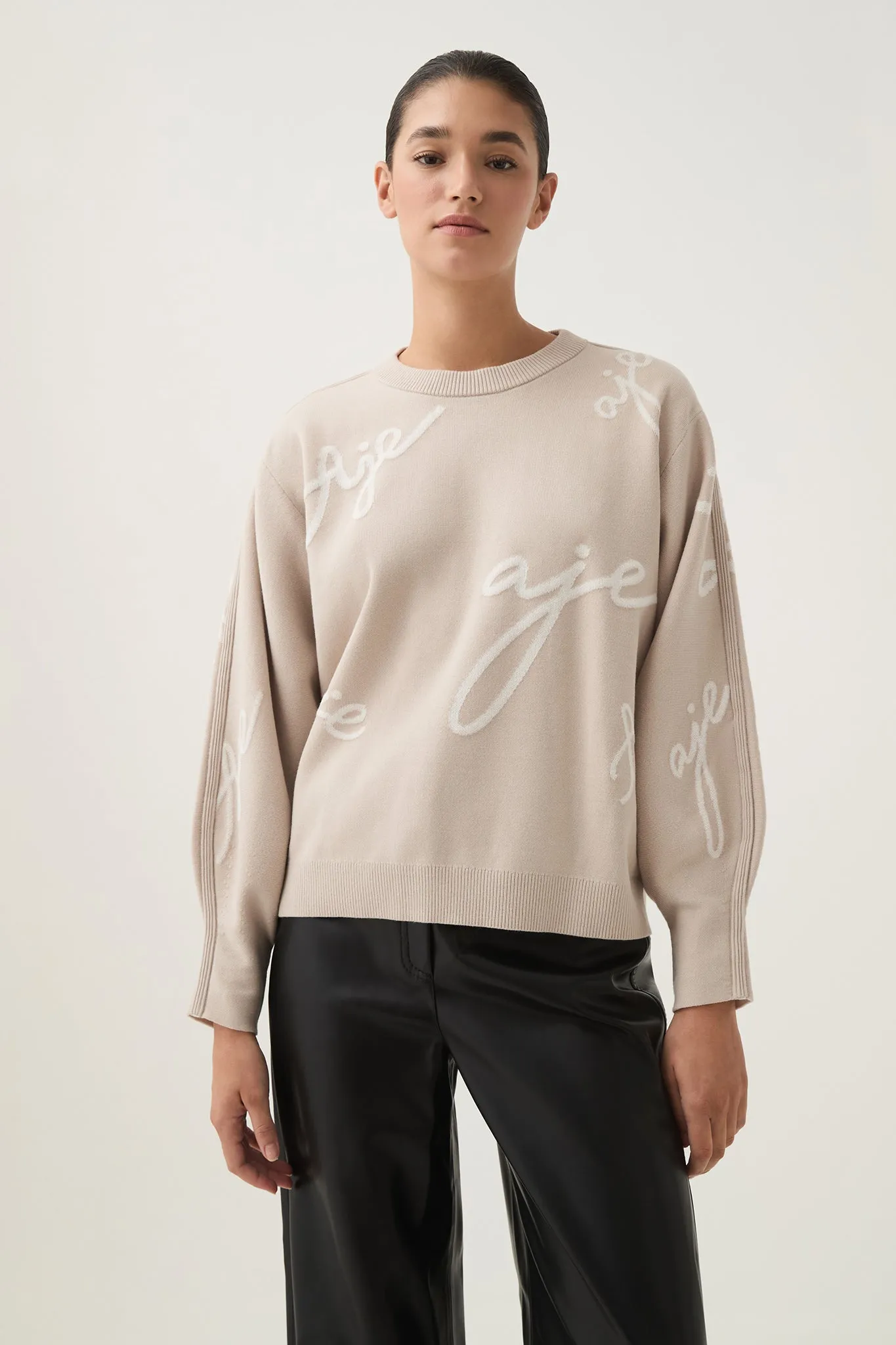 Resemblance Logo Knit sold by Aje product image thumbnail 4