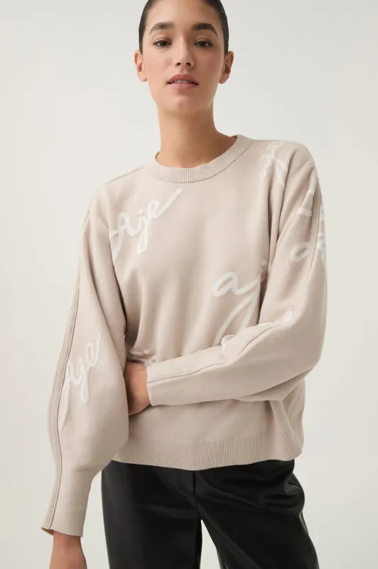 Resemblance Logo Knit sold by Aje