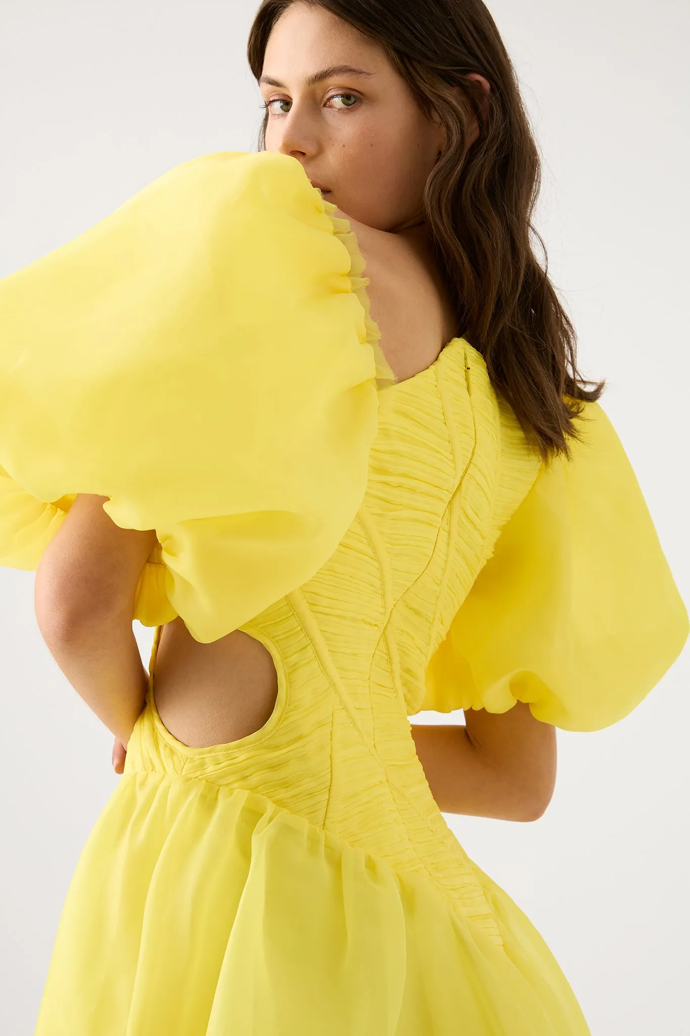 Dawn Ruched Mini Dress sold by Aje product image thumbnail 4