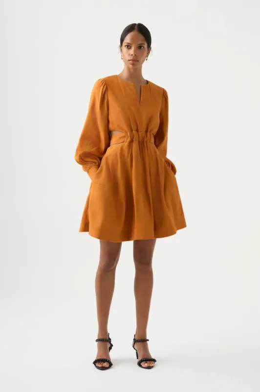 Spectral V-Neck Mini Dress sold by Aje