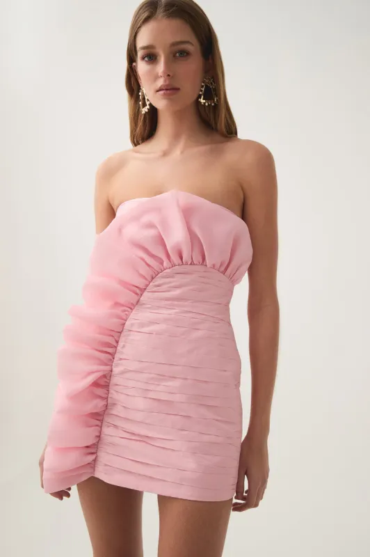 Telma Ruffle Micro Mini Dress sold by Aje