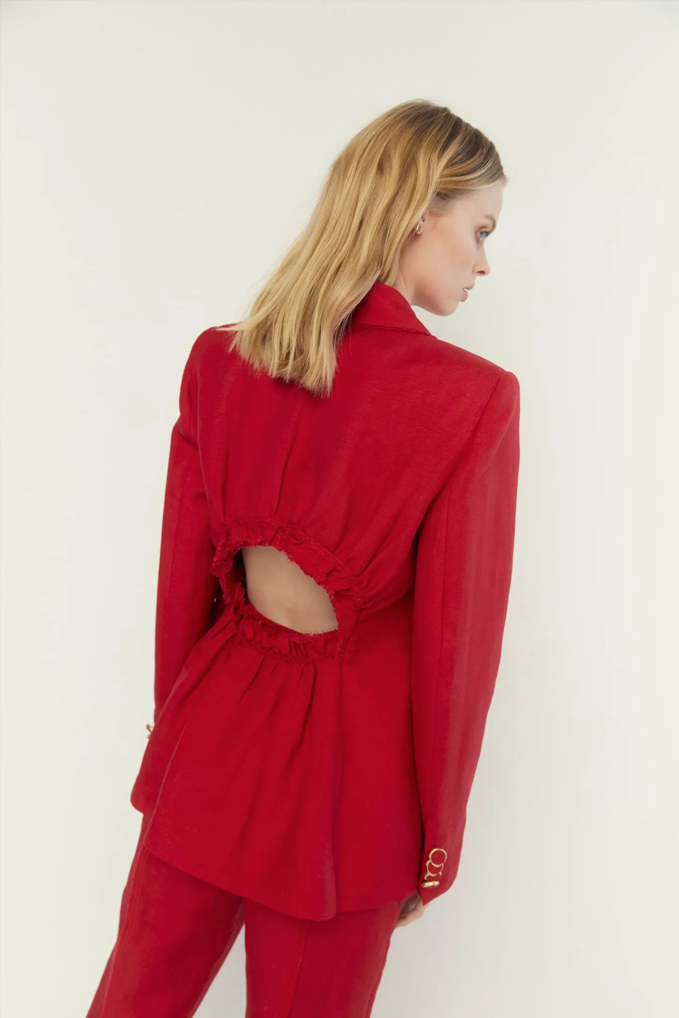 Vortex Cut Out Blazer sold by Aje