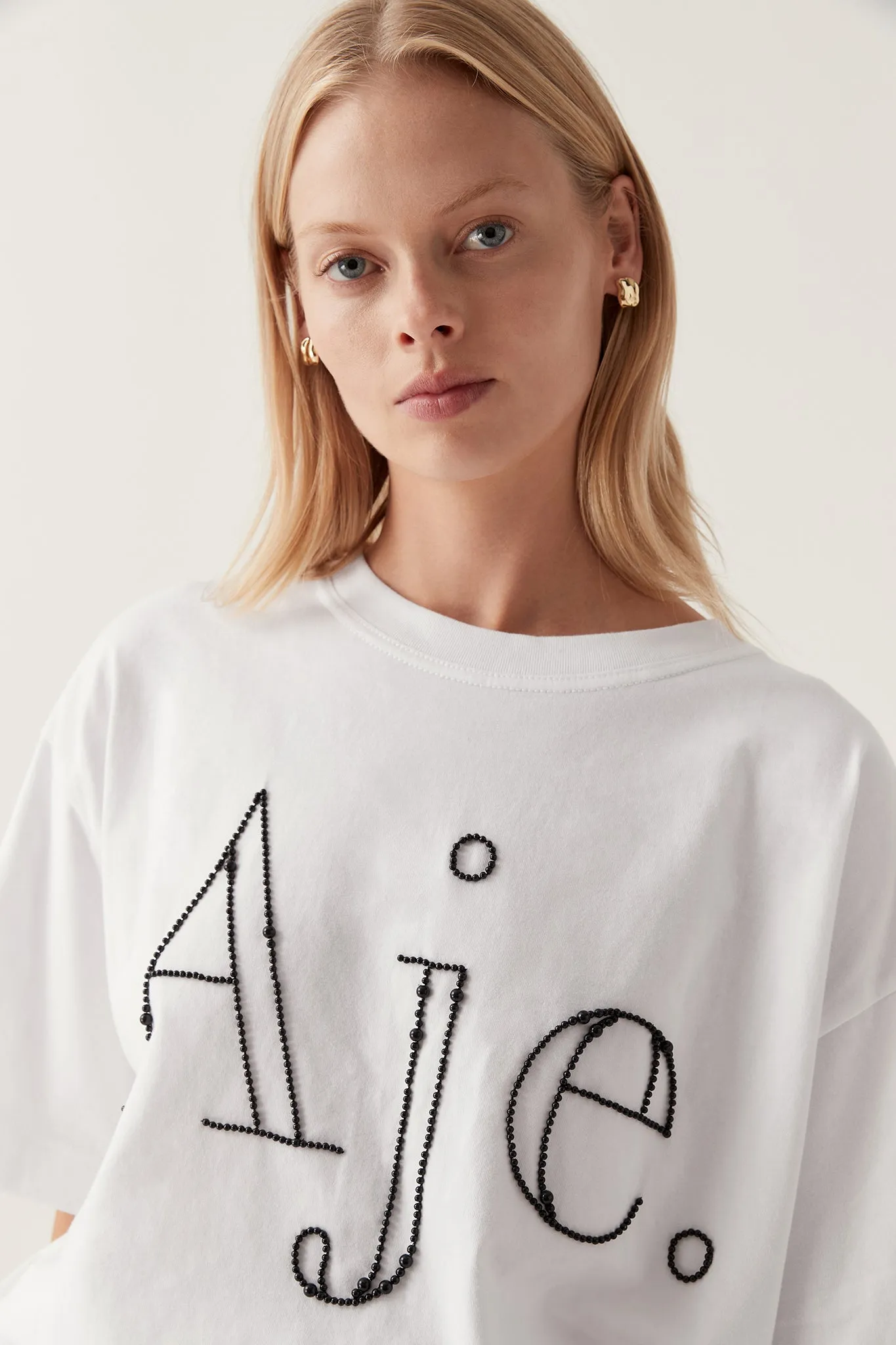 Amity Beaded Oversized Tee sold by Aje product image thumbnail 4