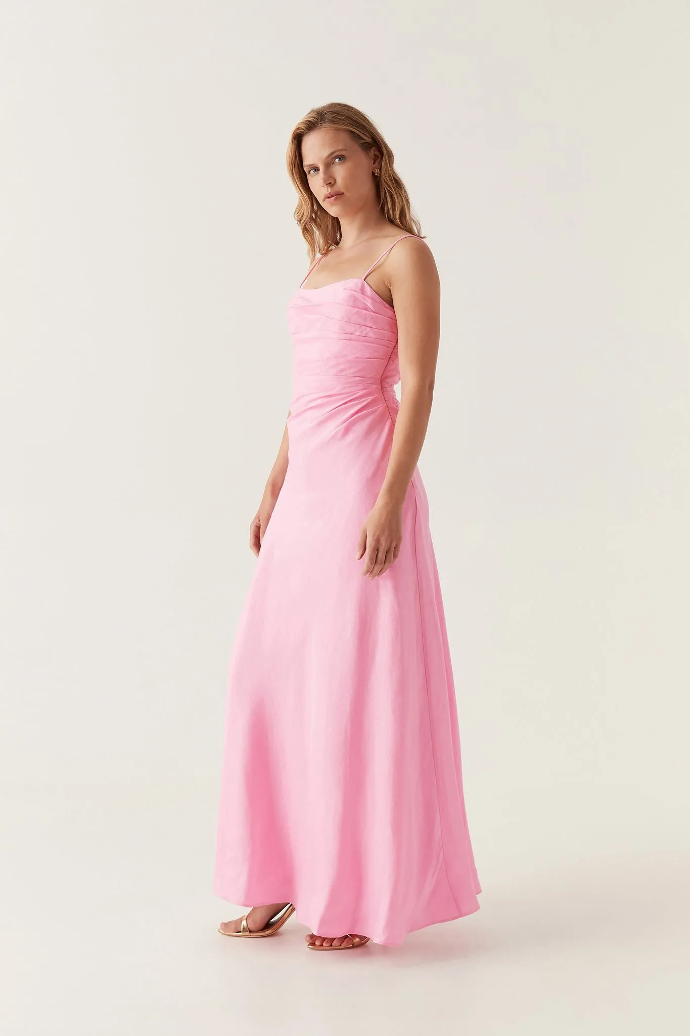 Clarice Draped Maxi Dress sold by Aje