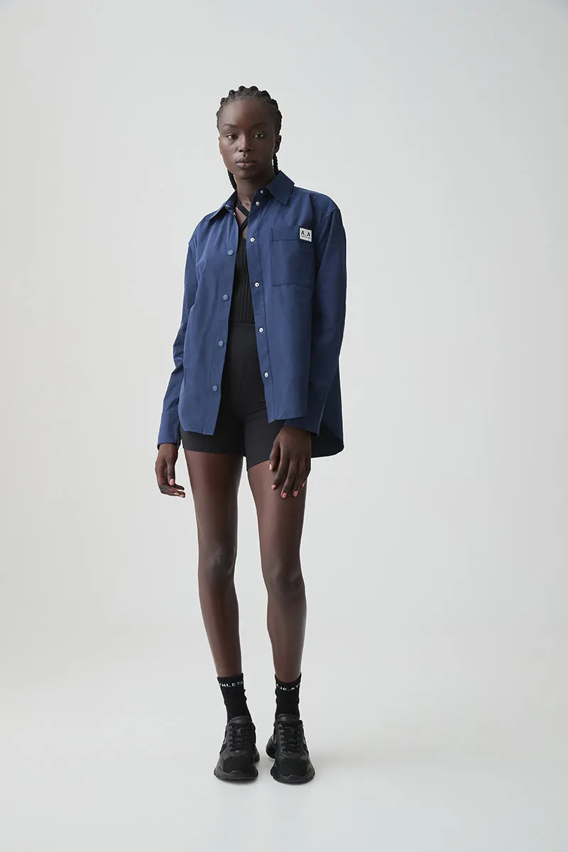 Longline Cotton Shirt 406 sold by Aje