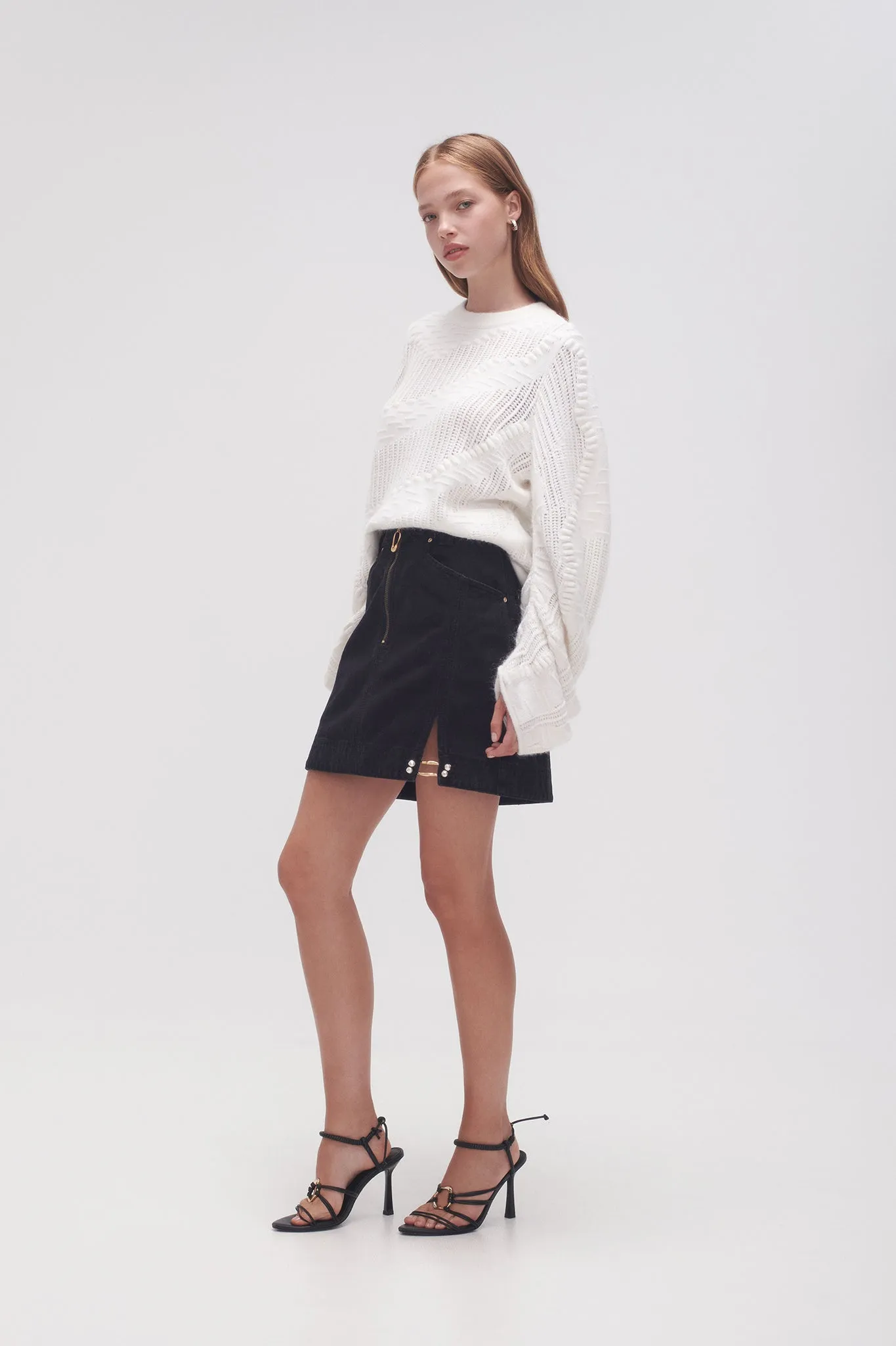 Willa Denim Mini Skirt sold by Aje product image thumbnail 4