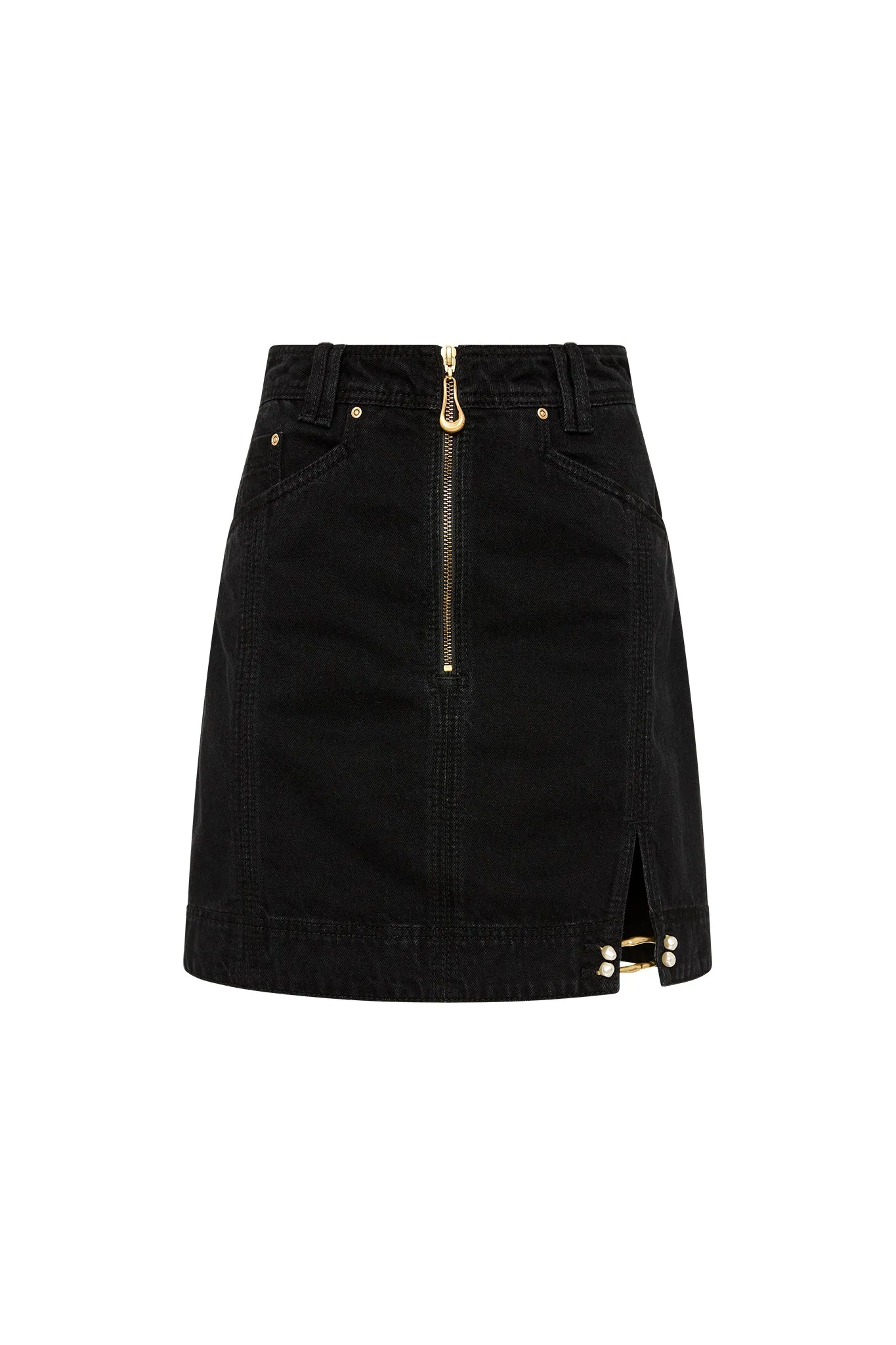 Willa Denim Mini Skirt sold by Aje product image thumbnail 2