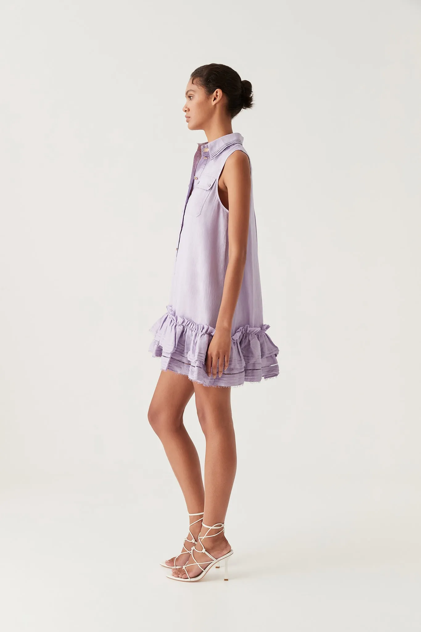 Yvonne Sleeveless Mini Dress sold by Aje product image thumbnail 3