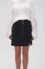 Willa Denim Mini Skirt sold by Aje