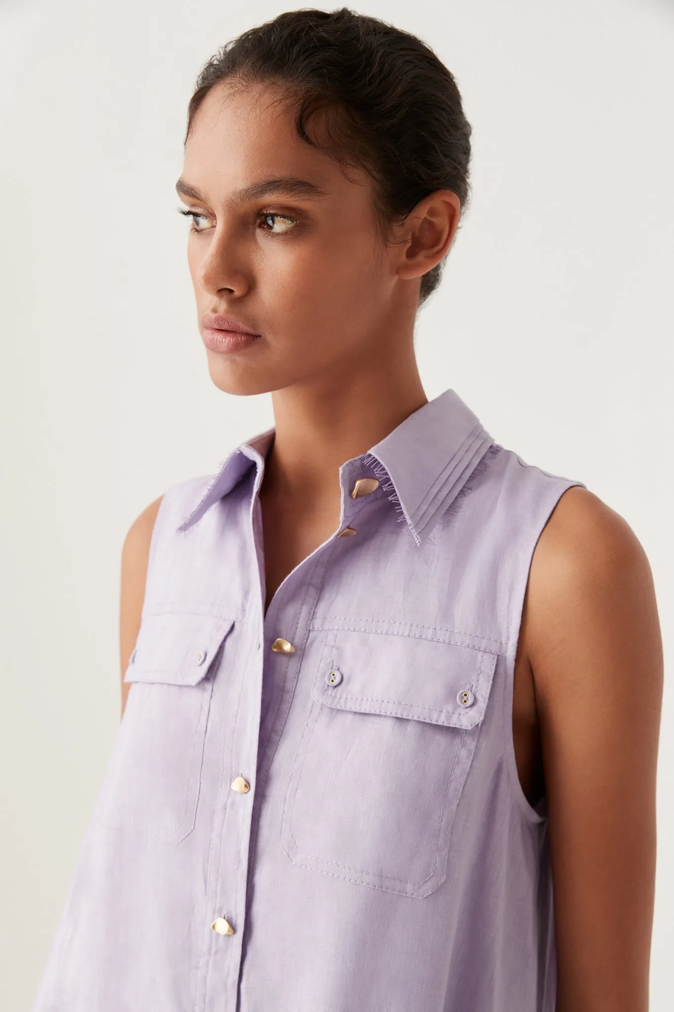 Yvonne Sleeveless Mini Dress sold by Aje product image thumbnail 4