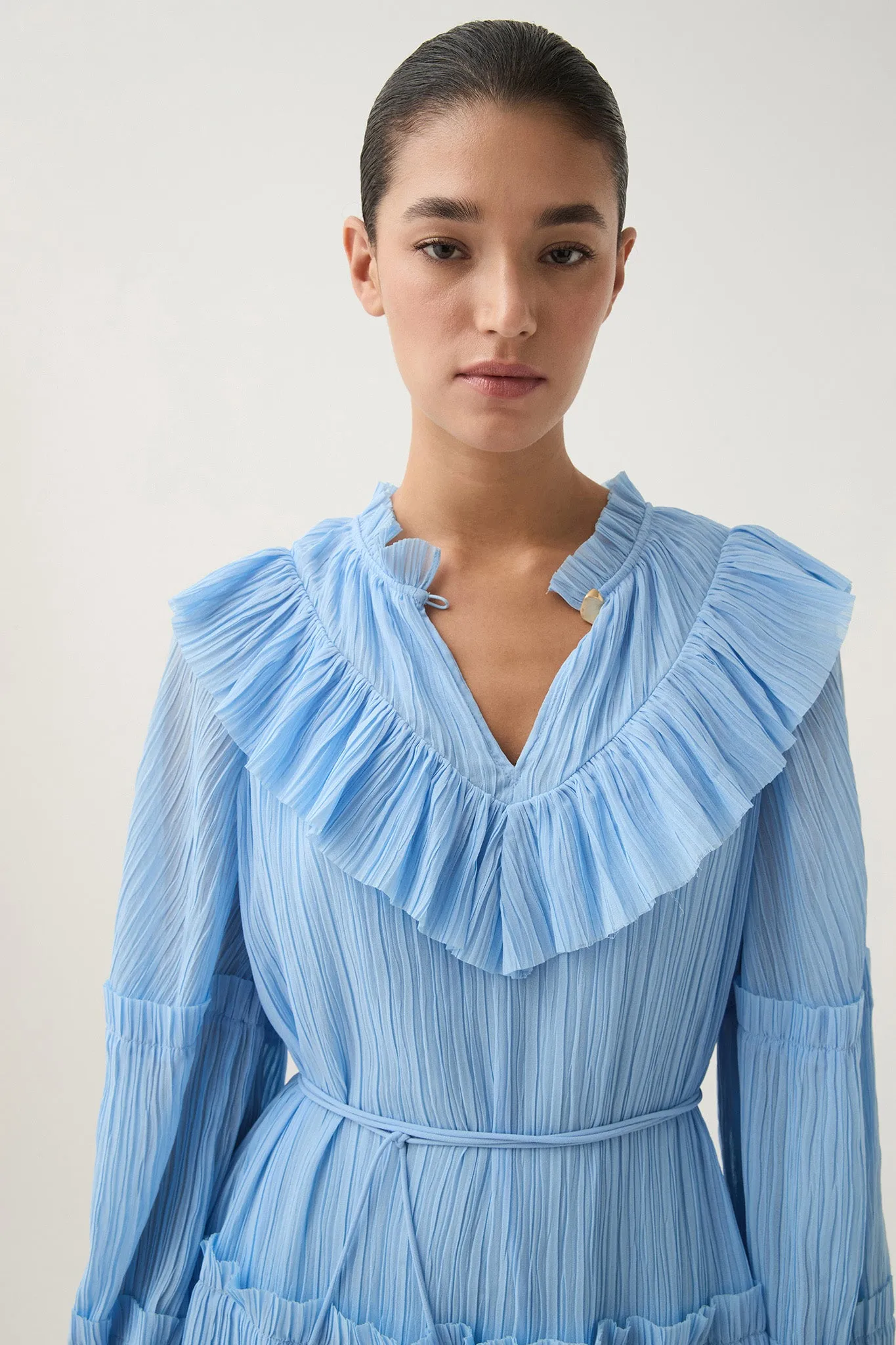 Robyn Tiered Mini Dress sold by Aje product image thumbnail 4