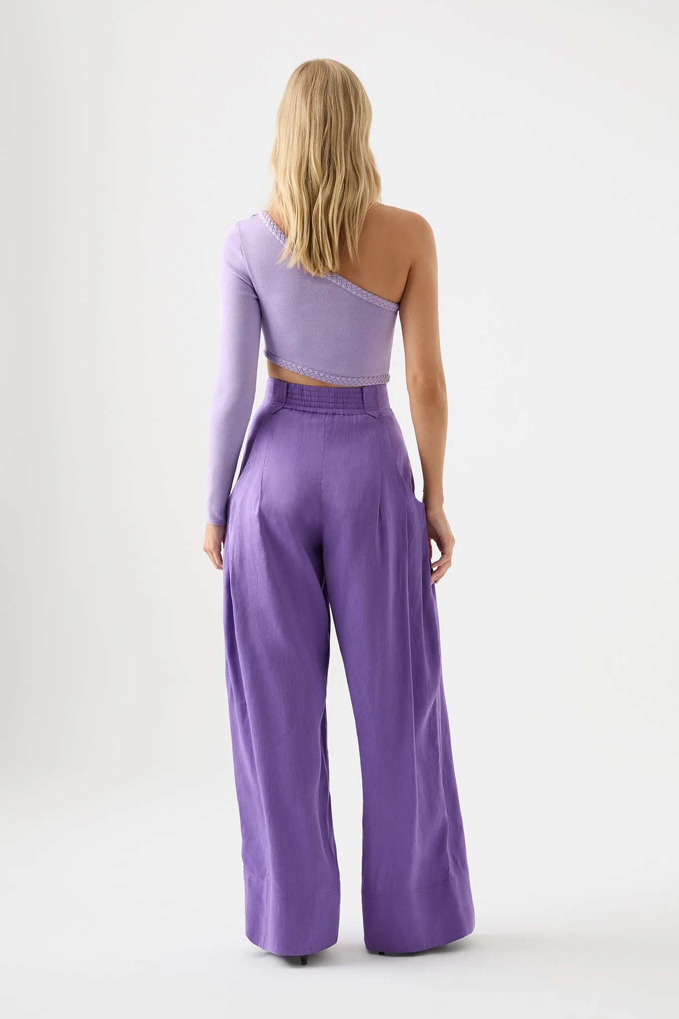 Equinox Pleated Wide Leg Pant sold by Aje product image thumbnail 5