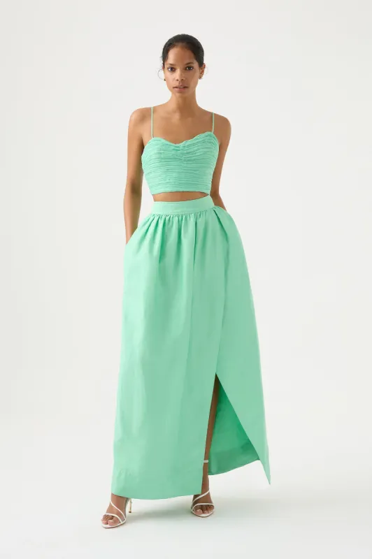 Mirabelle Tulip Maxi Skirt sold by Aje