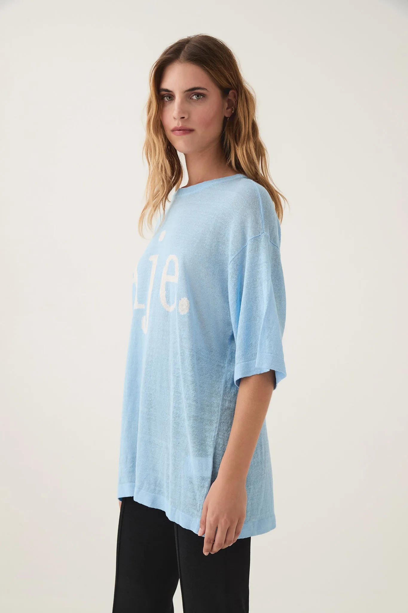 Elvira Oversized Linen Tee sold by Aje product image thumbnail 5