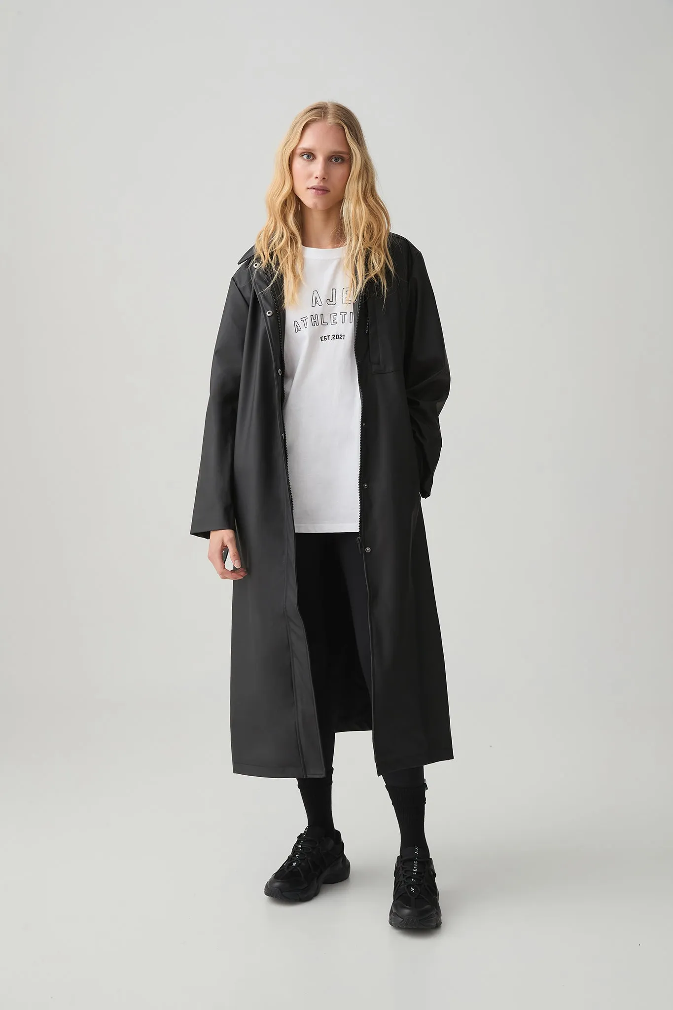 Belted Spray Coat 795 sold by Aje product image thumbnail 4