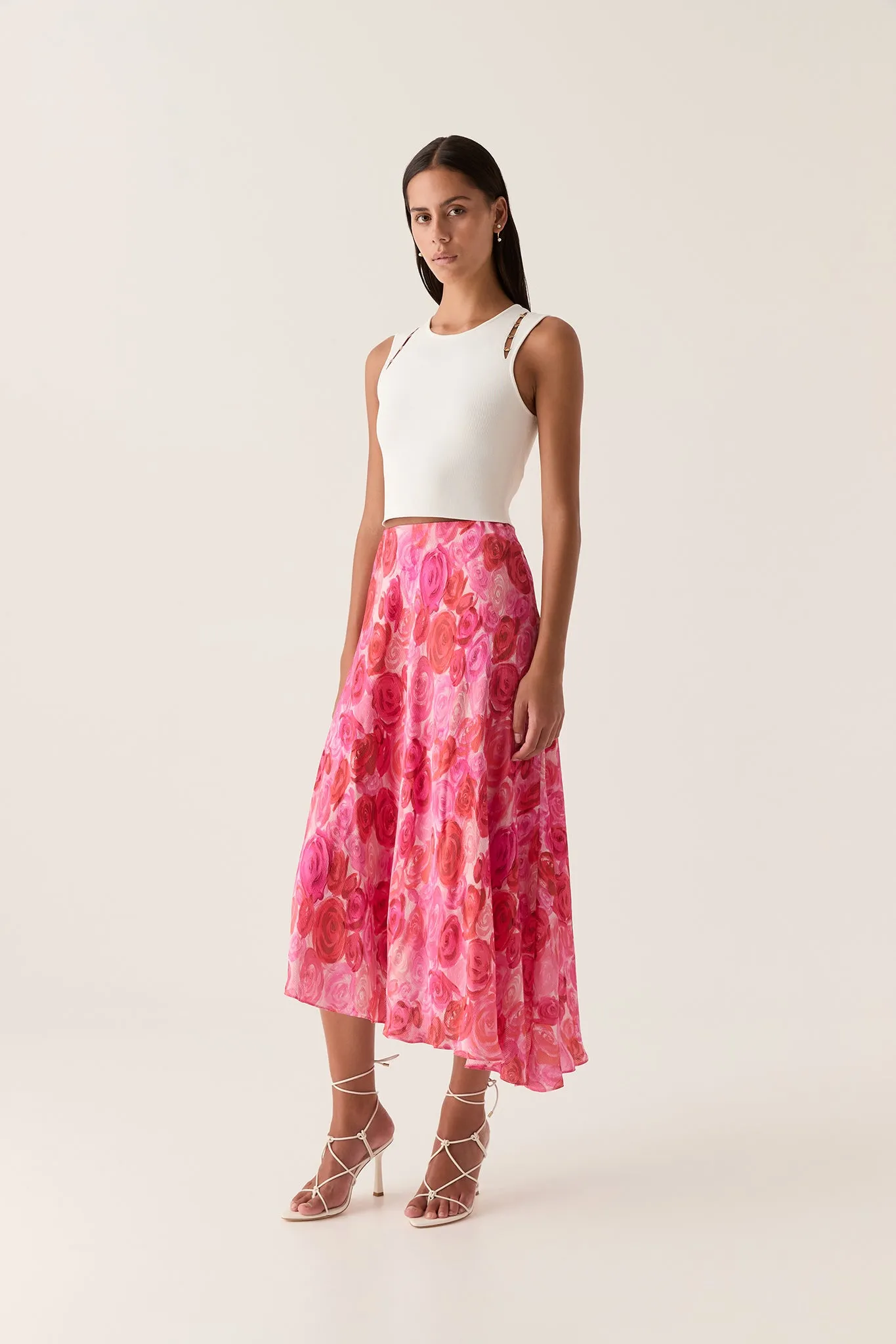 Valeria Asymmetric Midi Skirt sold by Aje product image thumbnail 5