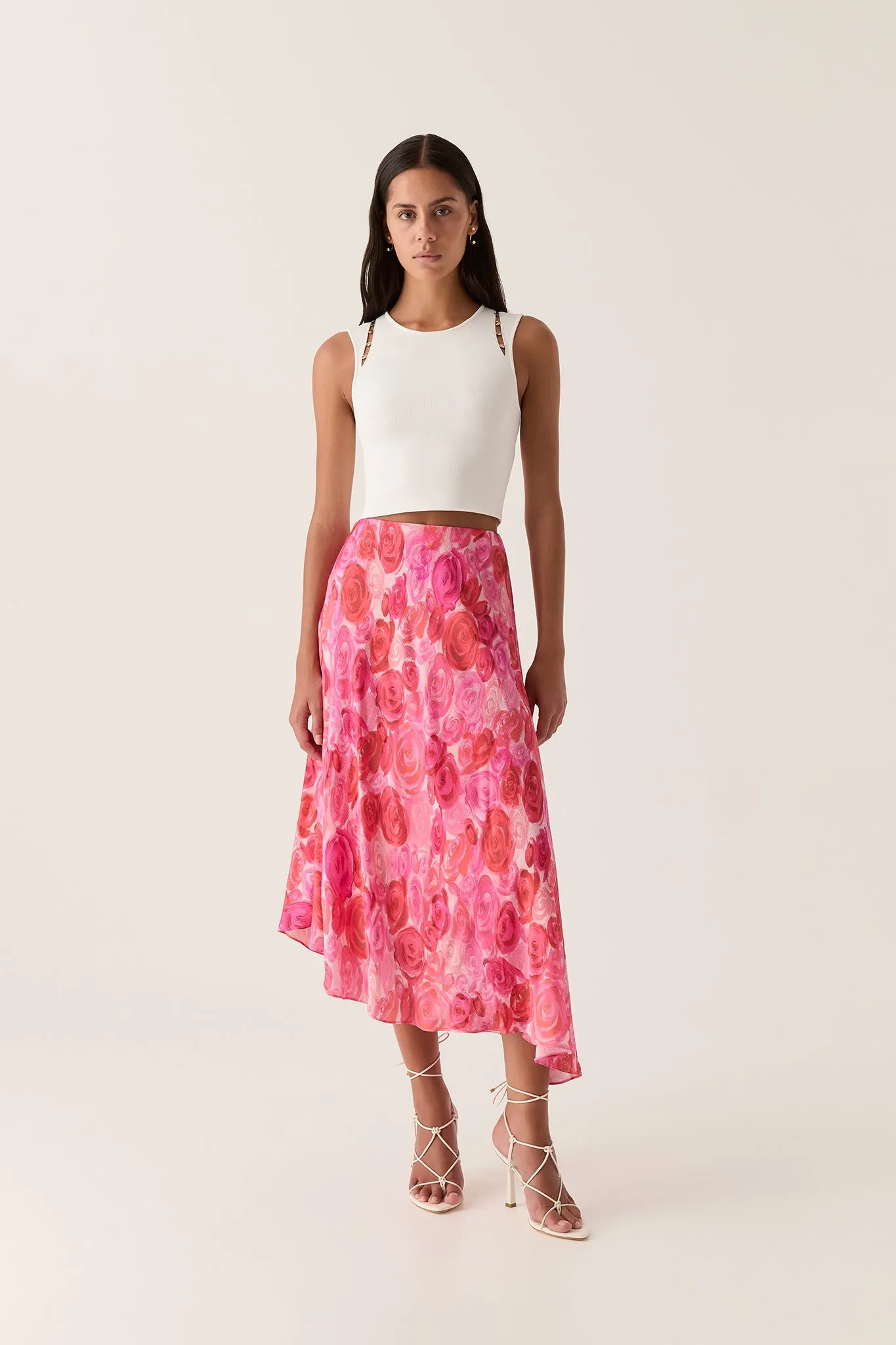 Valeria Asymmetric Midi Skirt sold by Aje product image thumbnail 3